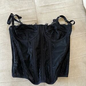 Black corset top
